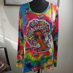 Fashion Oversized Long Sleeve Shirt XL